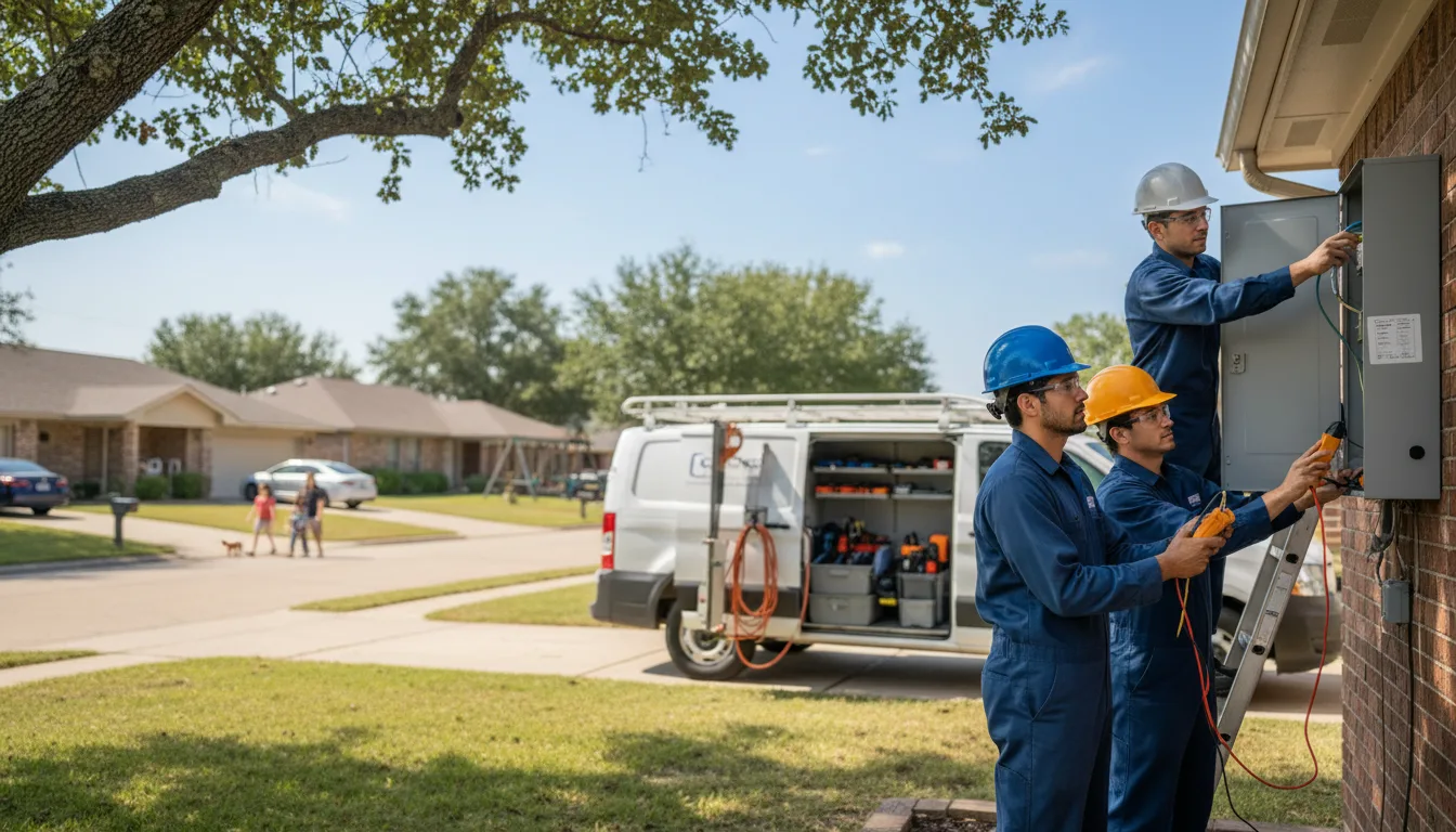 Certified electrician providing emergency electrical services in Morrison, MO